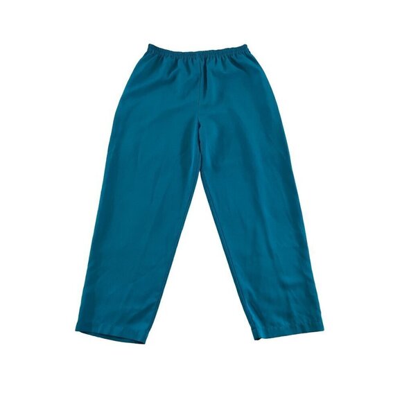 Vintage Victoria Secret GOLD LABEL Turquoise Pajama Bottoms - Small - Picture 1 of 11